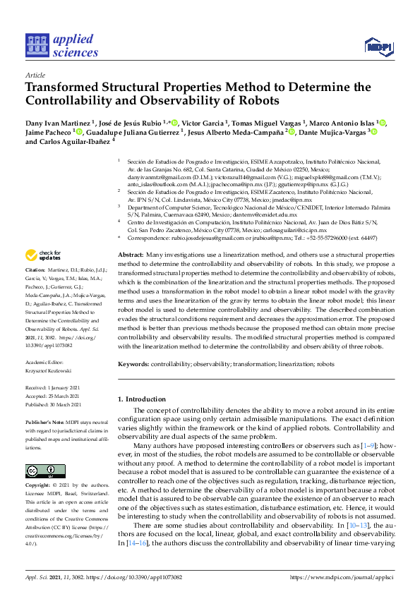 (PDF) Transformed Structural Properties Method to Determine the ...