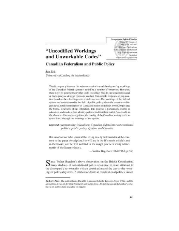 (PDF) “Uncodified Workings and Unworkable Codes”