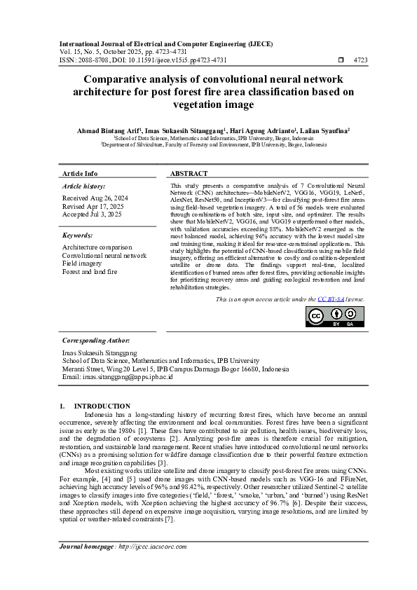 (PDF) Comparative analysis of convolutional neural network architecture ...
