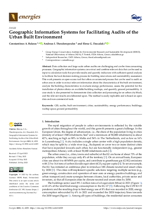 (PDF) Geographic Information Systems for Facilitating Audits of the ...