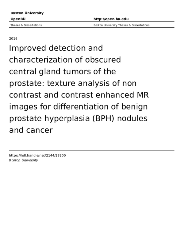 (PDF) Improved detection and characterization of obscured central gland ...