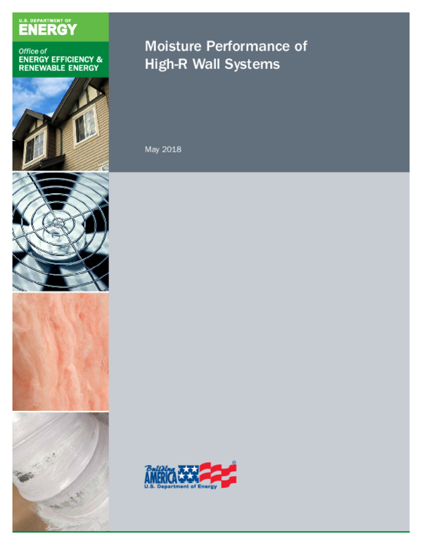 (PDF) Moisture Performance of High-R Wall Systems