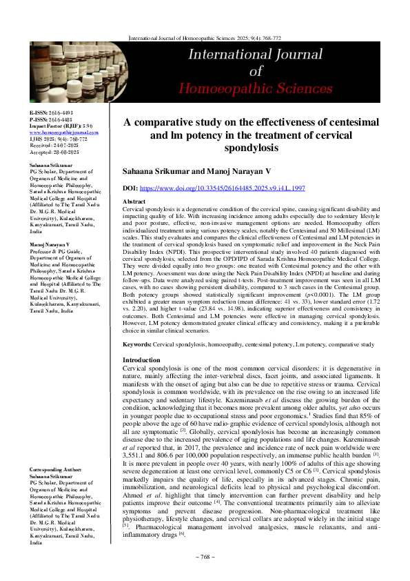 (PDF) A comparative study on the effectiveness of centesimal and lm ...