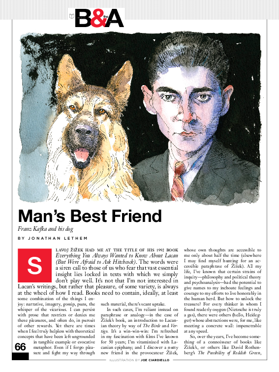 (PDF) Franz Kafka's Best Friend: Jonathan Lethem reviews How to ...