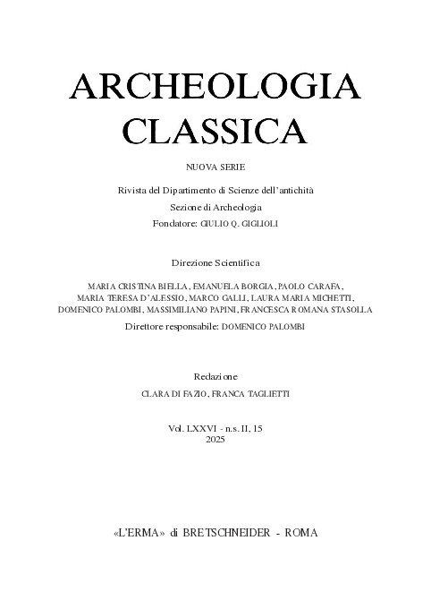 (PDF) L'atrium Libertatis in epoca tardoantica, in ArchCl LXXVI, 2025 ...