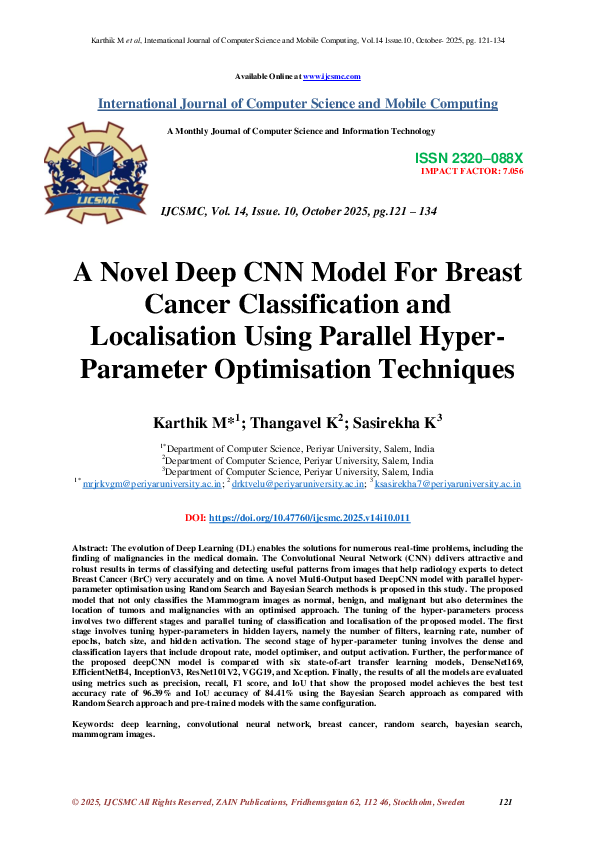 (PDF) A Novel Deep CNN Model For Breast Cancer Classification and ...