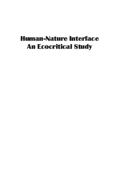 (PDF) Human-Nature Interface: An Ecocritical Study