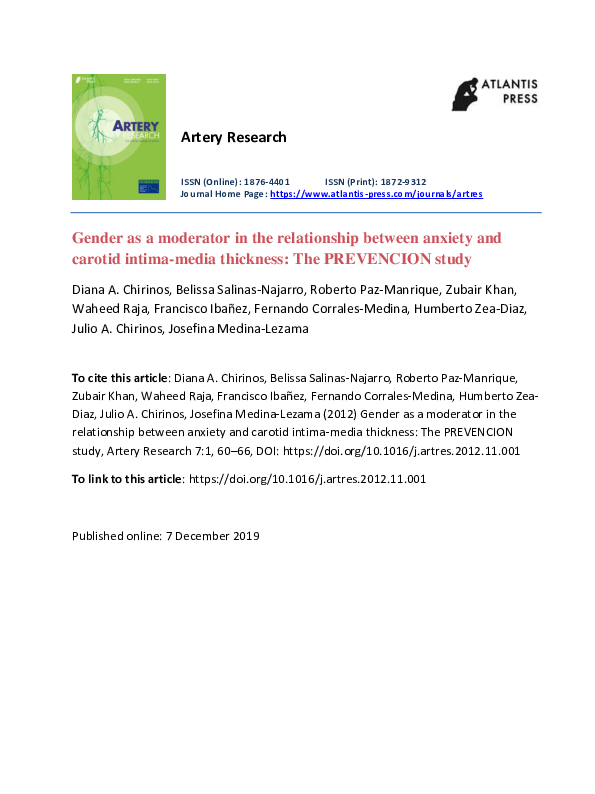 (PDF) Gender as a moderator in the relationship between anxiety and ...