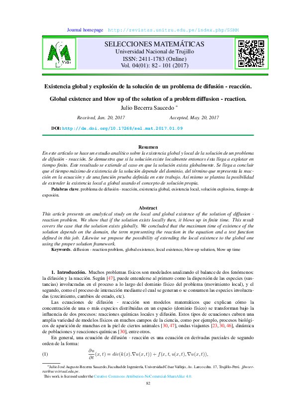 (PDF) Global existence and blow up of the solution of a problem ...