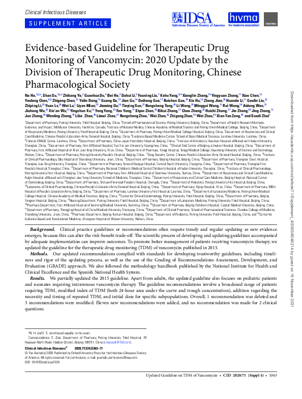 (PDF) Evidence-based Guideline for Therapeutic Drug Monitoring of ...