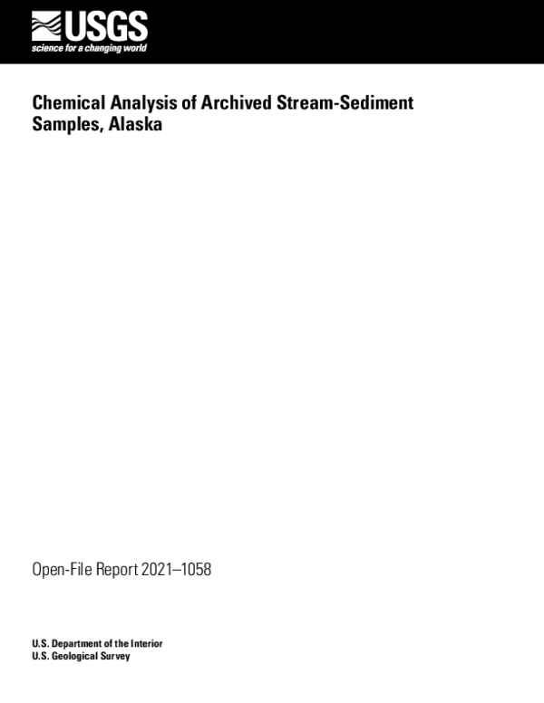 (PDF) Chemical analysis of archived stream-sediment samples, Alaska