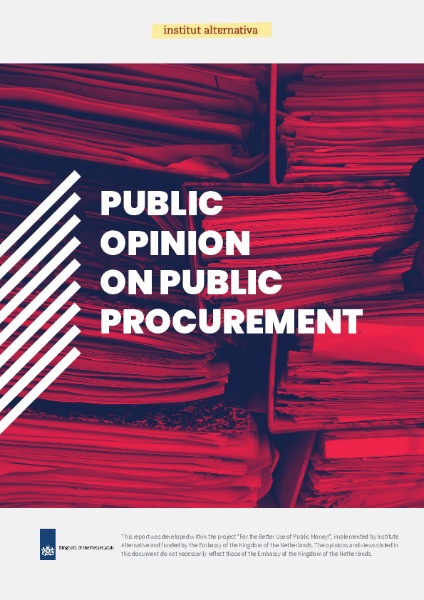 (PDF) Public Opinion on Public Procurement