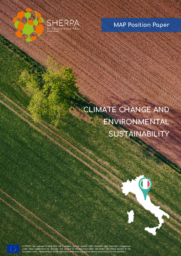 (PDF) MAP Position Paper (Italy, Emilia-Romagna) - Climate change and ...