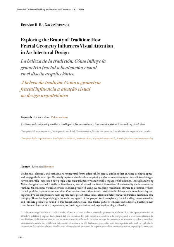 (PDF) Exploring the Beauty of Tradition: How Fractal Geometry ...
