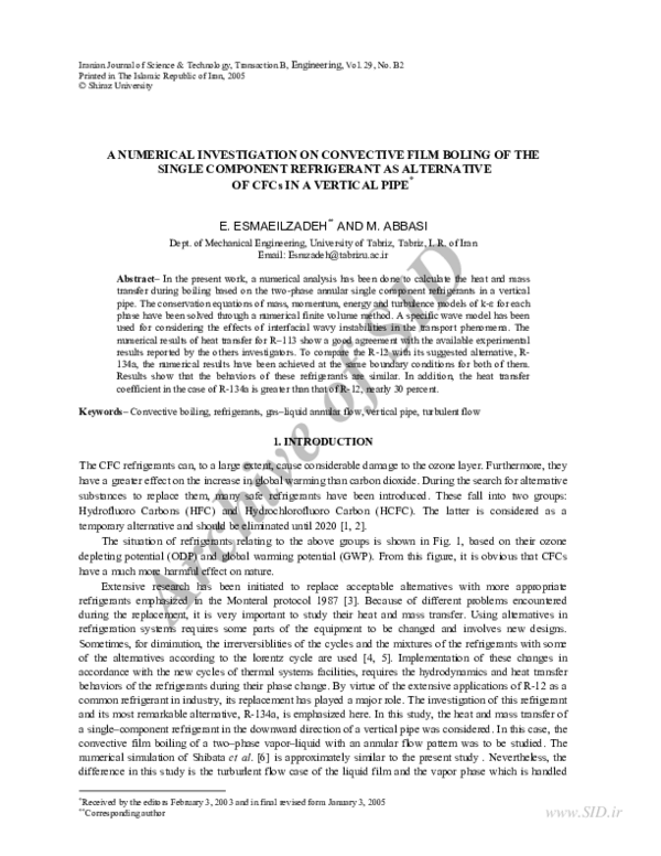 (PDF) A numerical investigation on convective film boling of the single ...