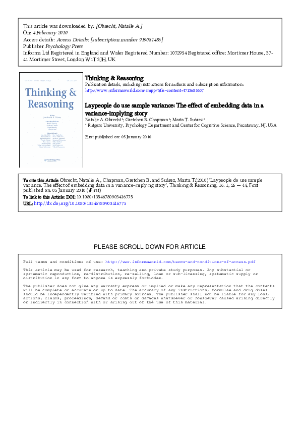 (PDF) Laypeople do use sample variance: The effect of embedding data in ...