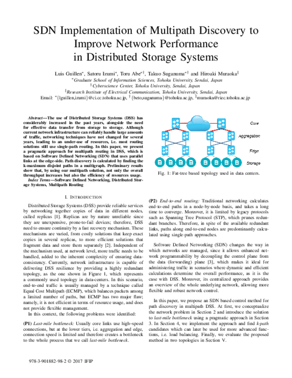 (PDF) Implementation of Multipath Discovery to Improve Network ...