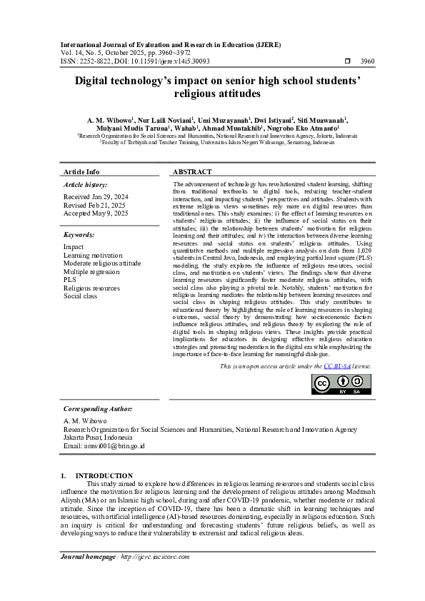 (PDF) Digital technology's impact on senior high school students ...