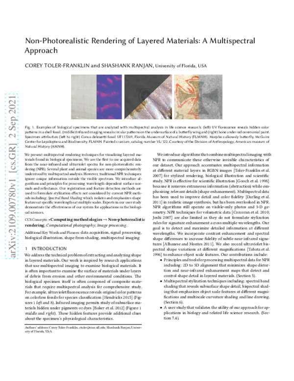 (PDF) Non-Photorealistic Rendering of Layered Materials: A ...