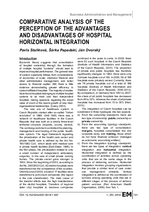 (PDF) Comparative analysis of perception of advantages and ...