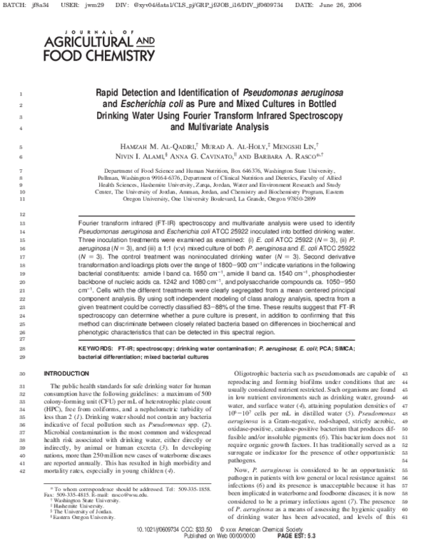 (PDF) Rapid Detection and Identification of Pseudomonas aeruginosa and ...