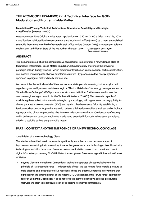 (PDF) THE ATOMCODE FRAMEWORK: A Technical Interface for QGE-Modulation ...