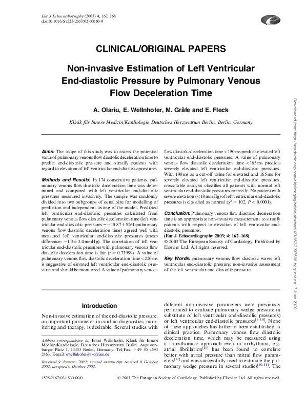 (PDF) Non-invasive estimation of left ventricular end-diastolic ...