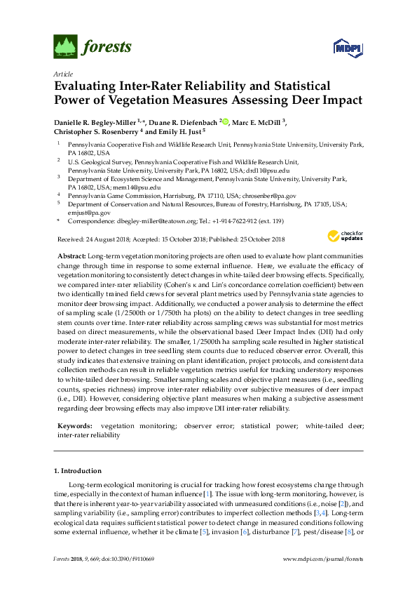 (PDF) Evaluating Inter-Rater Reliability and Statistical Power of ...