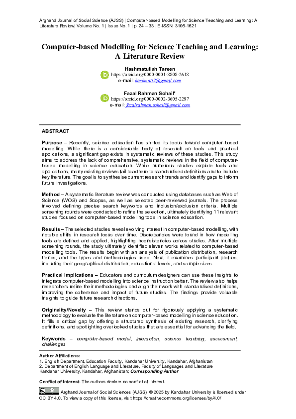 (PDF) Computer-based Modelling for Science Teaching and Learning: A ...