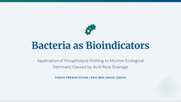 (PDF) Bacteria as Bioindicators