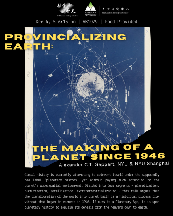 (PDF) Provincializing Earth: The Making of a Planet since 1946