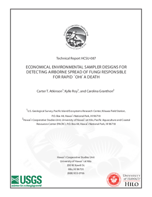 (PDF) Economical environmental sampler designs for detecting airborne ...
