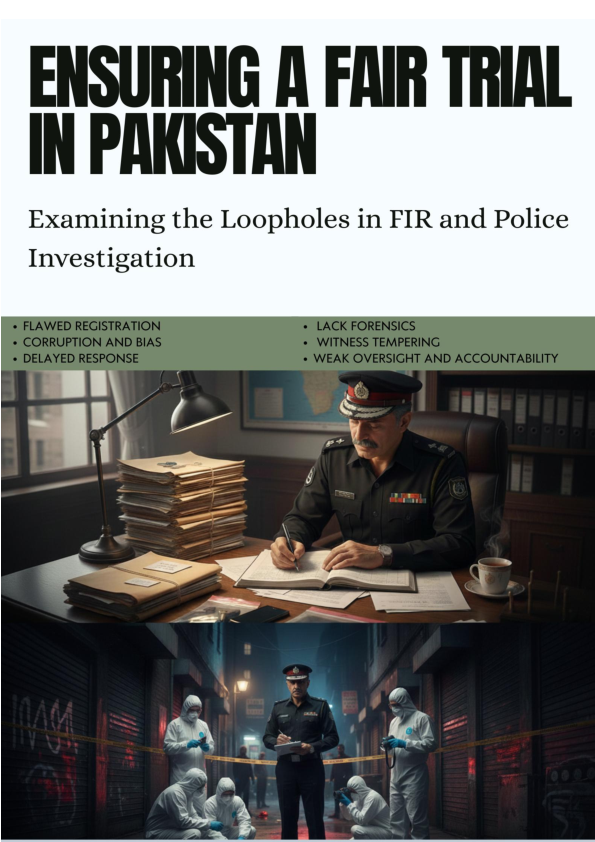 (PDF) Ensuring a Fair Trial in Pakistan: Examining the Loopholes in FIR ...