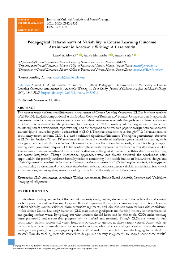 (PDF) . Pedagogical Determinants of Variability in Course Learning ...