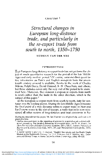 (PDF) The Rise of Merchant Empires. Long Distance Trade in the Early ...