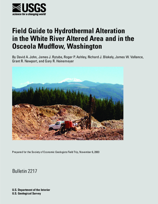(PDF) Field guide to hydrothermal alteration in the White River altered ...