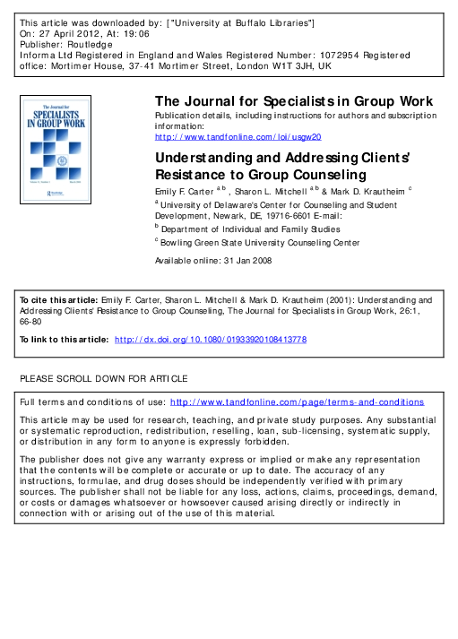 Managing resistant clients in therapy image