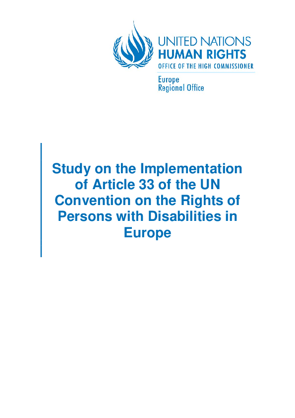 (PDF) Study on the Implementation of Article 33 of the UN Convention on ...