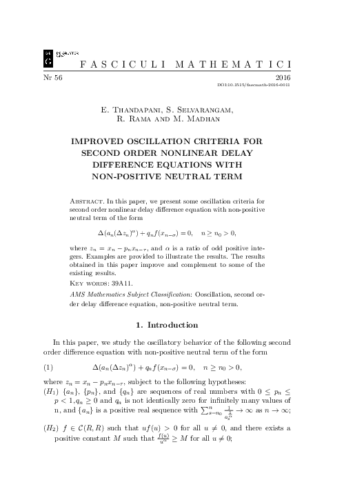 (PDF) Improved oscillation criteria for second order nonlinear delay ...