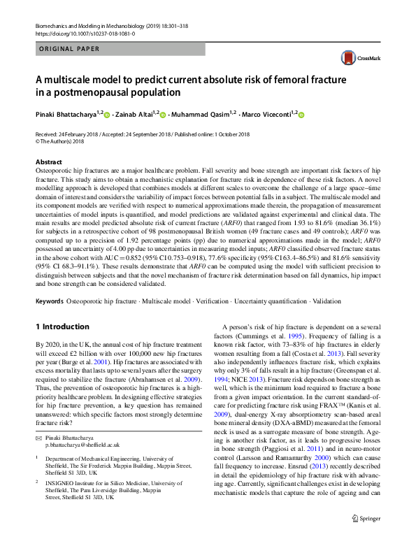 (PDF) A multiscale model to predict current absolute risk of femoral ...