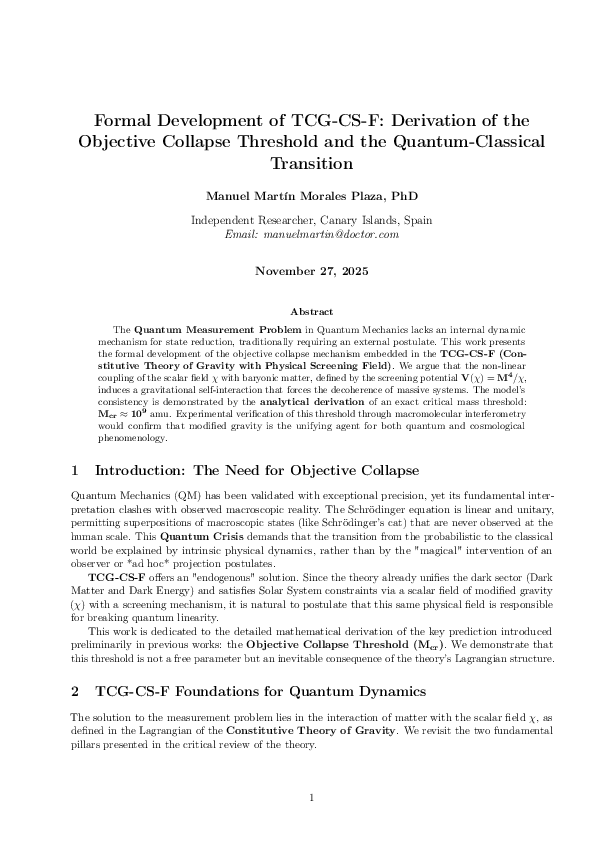 (PDF) Formal Development of TCG-CS-F: Derivation of the Objective ...