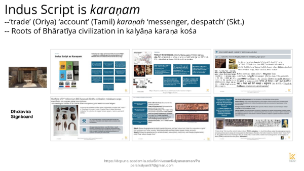 (PDF) Indus Script is karanam