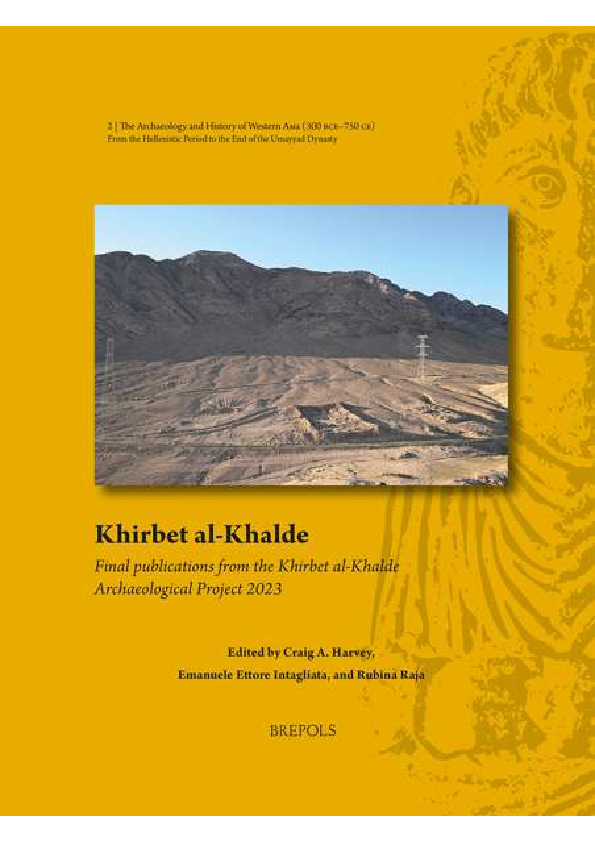 (PDF) Overview of the Khirbet al-Khalde Archaeological Project 2023 ...