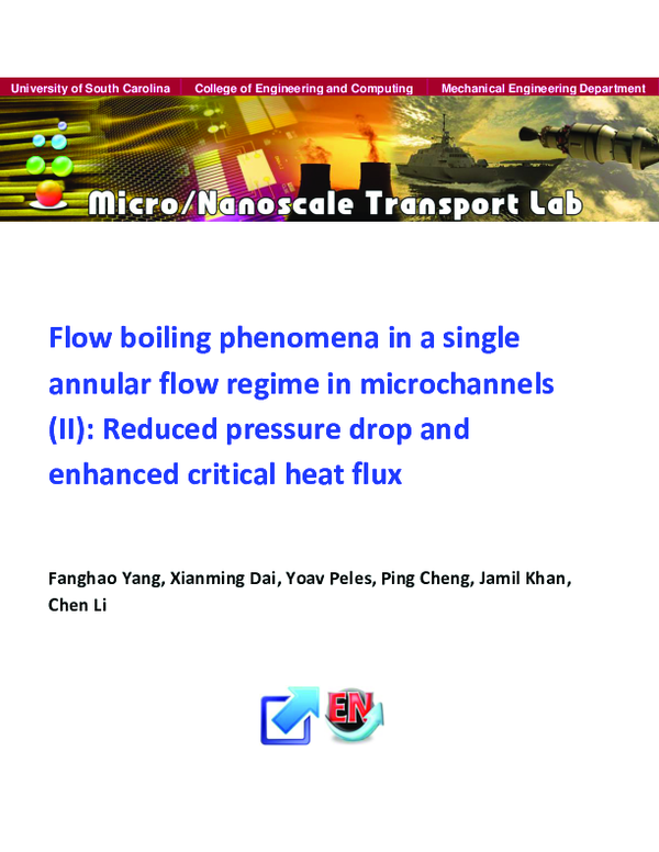 (PDF) Flow boiling phenomena in a single annular flow regime in ...