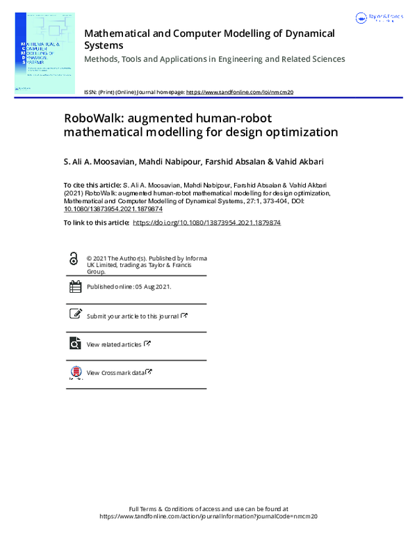 (PDF) RoboWalk: Explicit Augmented Human-Robot Dynamics Modeling for ...