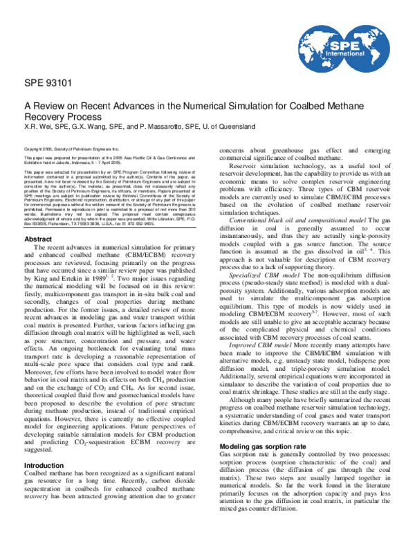 (PDF) A Review on Recent Advances in the Numerical Simulation for ...