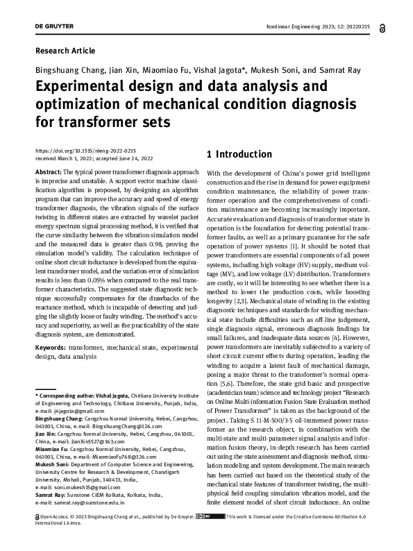 (PDF) Experimental design and data analysis and optimization of ...