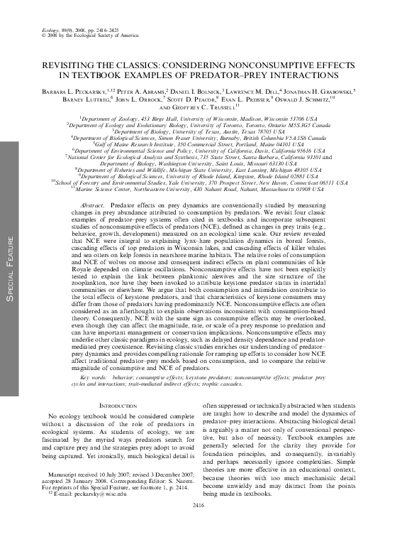 (PDF) Revisiting the Classics: Considering Nonconsumptive Effects in ...