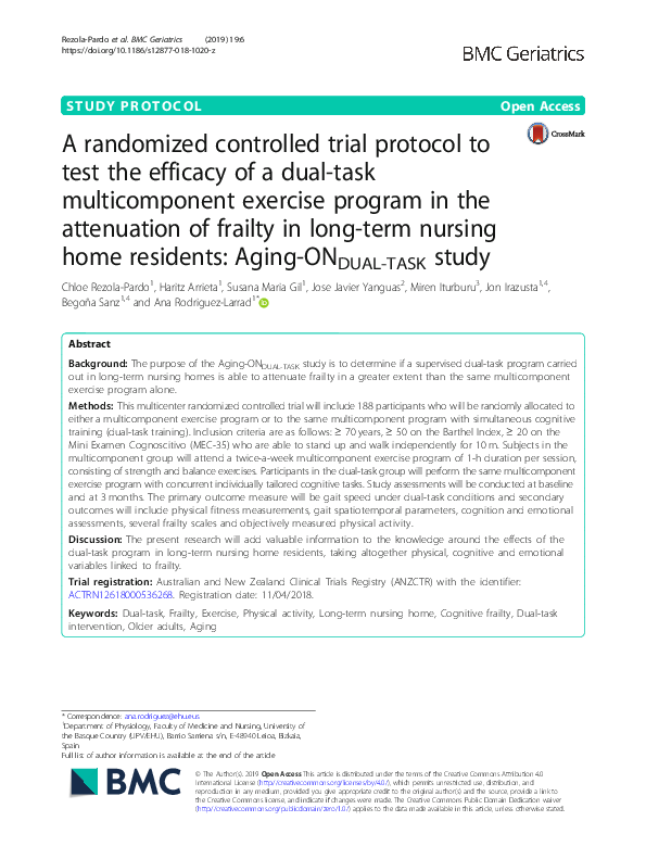 (PDF) A randomized controlled trial protocol to test the efficacy of a ...