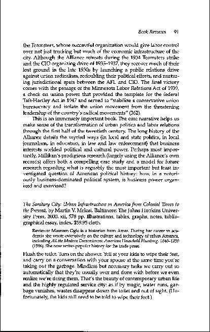 (PDF) The Sanitary City: Urban Infrastructure in America from Colonial ...